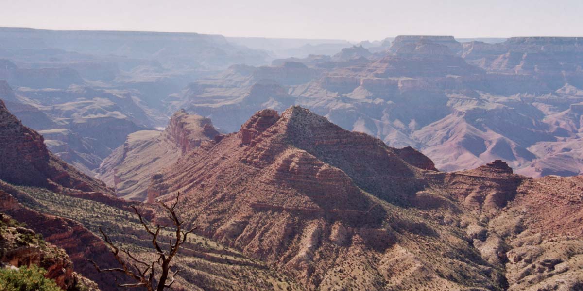 Une pyramide au Grand Canyon